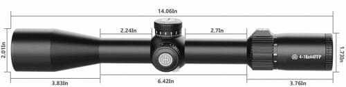 Arory new tactical 4x16 rifle scope